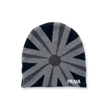 PANA RISING SUN BEANIE - BLACK AND GREY